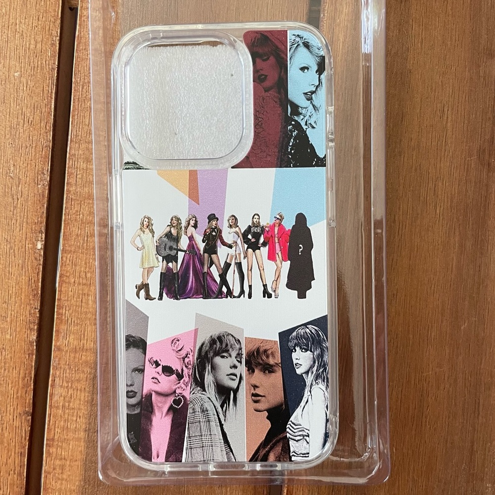 Taylor Swift clear iPhone case for iPhone 15 Pro, NIB